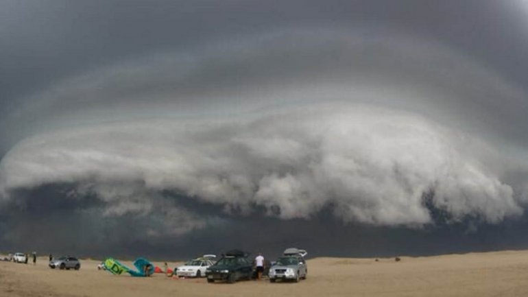 Temporal en Villa Gesell: hubo ráfagas de hasta 143 kilómetros por hora