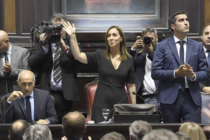 Los ejes del discurso de Vidal: Educación, Código Penal y Desarrollo Social