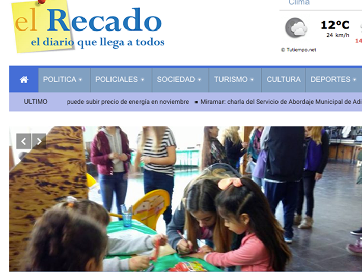 elrecado.net: cumplimos 8 años del lanzamiento del sitio digital de noticias. *Por Pablo Menéndez