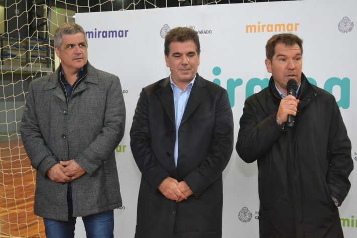 Miramar: El Ministro de Seguridad  Ritondo junto al Jefe Comunal Di  Cesare entregaron 25 patrullas rurales