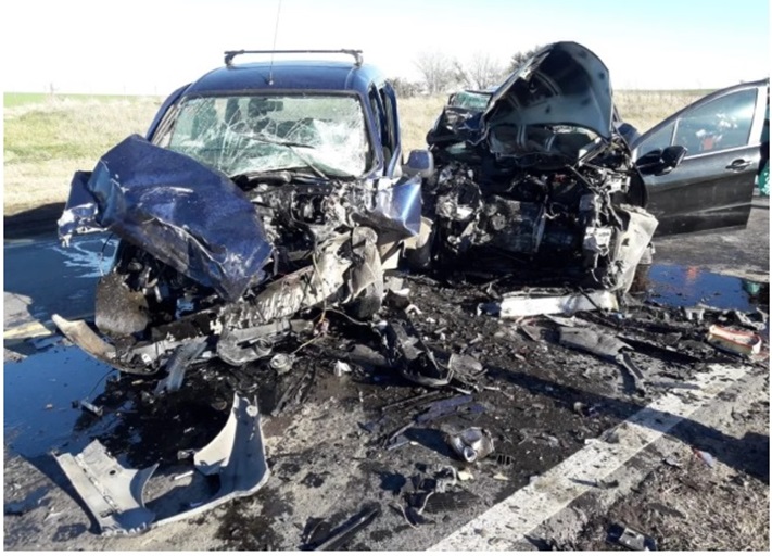 Otamendi: Un muerto en un choque frontal en la ruta 88