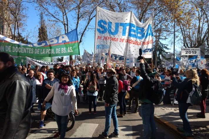 Paro nacional docente: entérate qué gremios de la provincia se suman a la medida de fuerza