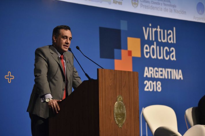 Finocchiaro y Larreta participaron de la apertura del evento internacional Virtual Educa 2018