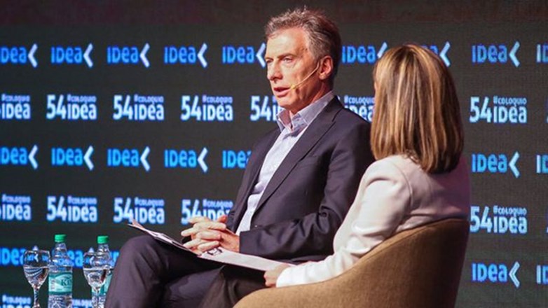 Macri en el Coloquio de IDEA: “La angustia de todos es mi angustia. Es una carga muy grande”.