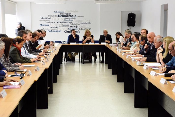 Sergio Massa se mostró con Stolbizer, Alfonsin y Lifschitz