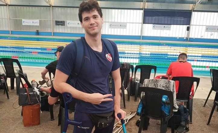 Matías De Andrade, oro y plata en el Open de Paranatación