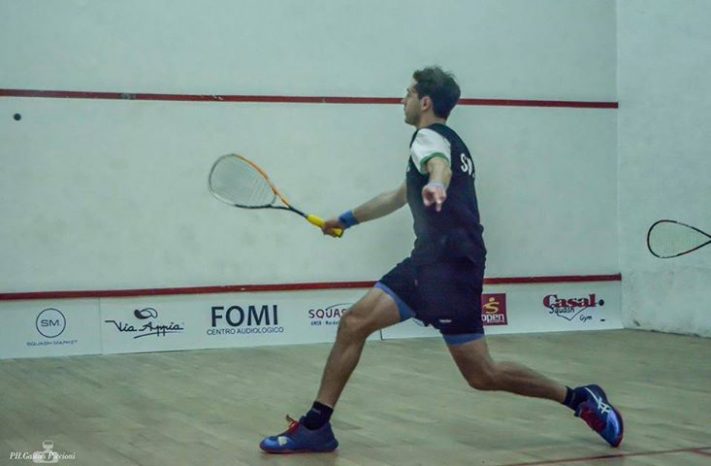 Squash: Descatado año del miramarense Nicolas Salmeron