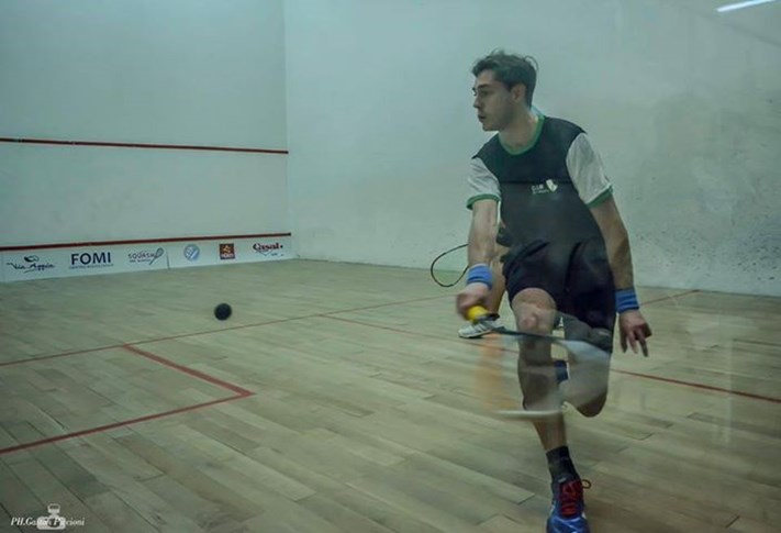 El squash cerró el año con el Master: Campeón de segunda el miramarense Nicolás Salmerón