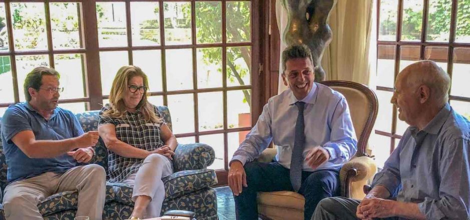 Sorpresivo encuentro entre Massa y Roberto Lavagna