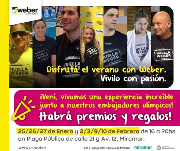 Los Embajadores Deportivos nuevamente en Miramar