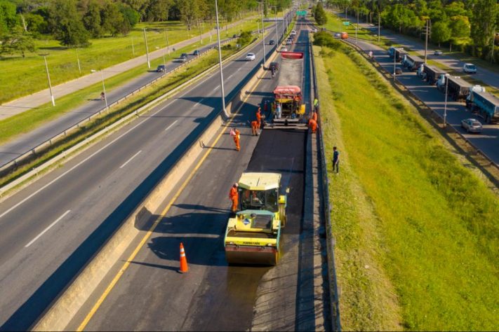 Ruta 2: habrá reducciones de calzada por obras de repavimentación