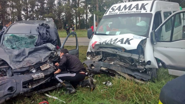 Un hombre murió en un choque frontal en la ruta 88