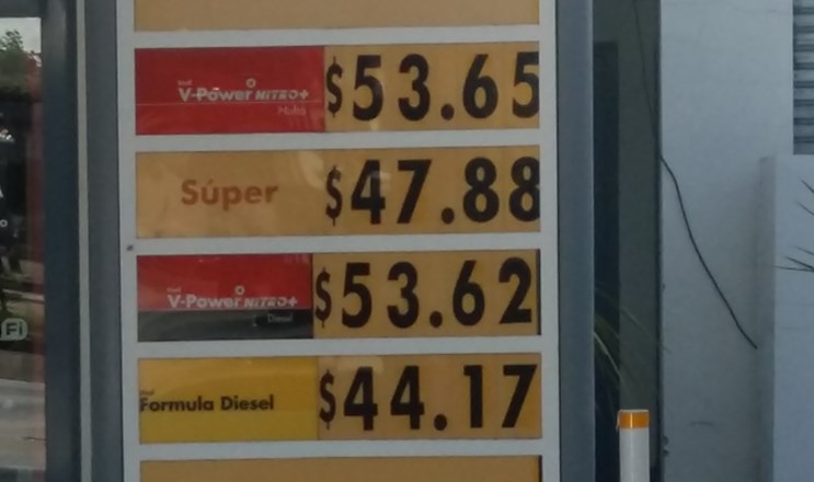 Miramar: la nafta power se vende a $ 53,-., en siete meses aumentó más del 30%