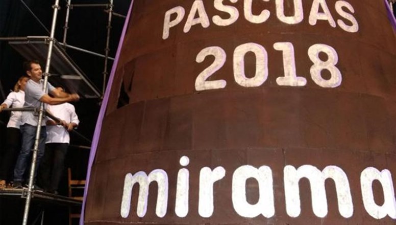 Miramar va por el récord: prepara el huevo de Pascua más grande del mundo