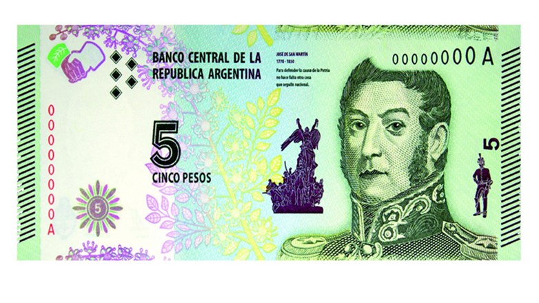 Efecto inflación: El billete de 5 pesos dejará de circular a partir de febrero de 2020