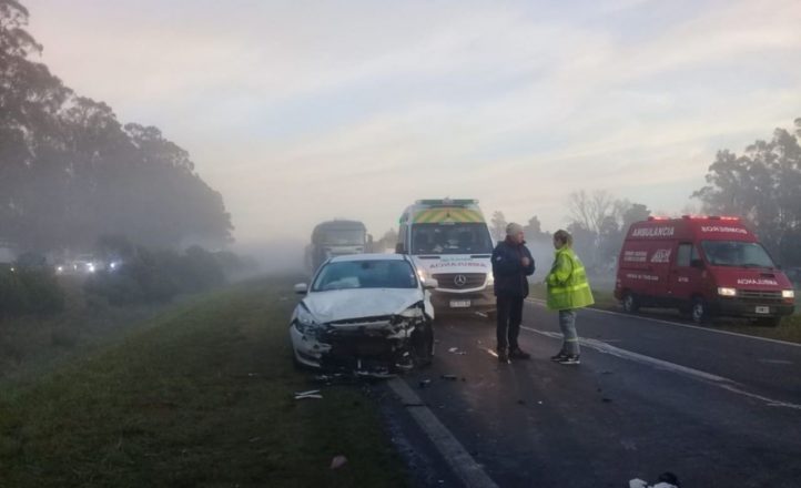 Choque en cadena en la ruta 226: un muerto