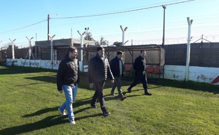 Otamendi: Lugones visitó el «Guillermo Trama»
