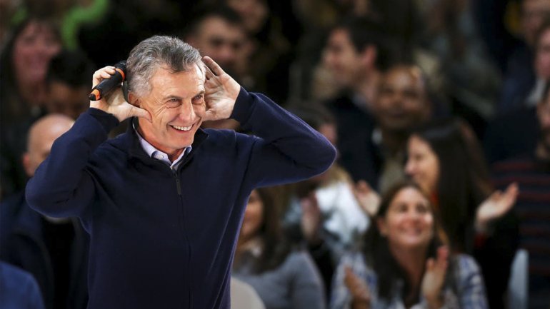 Macri: “Un día no se inundó más, carajo”