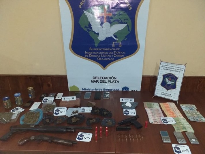Cayó en Mar del Plata una banda narco que vendía droga en Balcarce