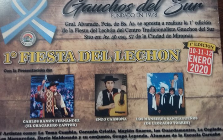 Miramar: se realizó la presentación de la 1° edición de la Fiesta del Lechón