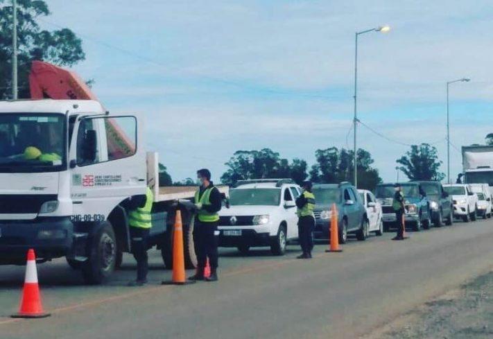 Comenzaron los controles en el ingreso al Partido de Gral. Alvarado