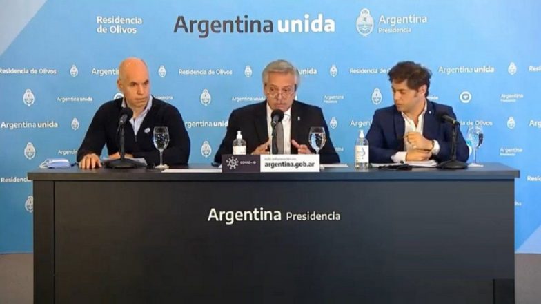 Cumbre en Olivos: Alberto se reúne con Kicillof y Larreta para definir la nueva cuarentena