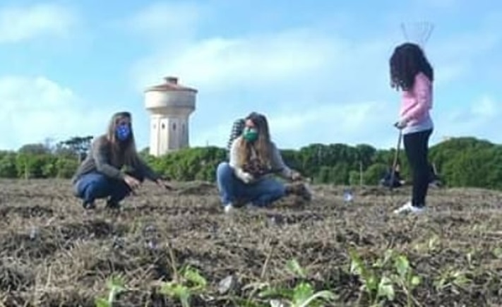 Miramar: se puso en marcha la “Huerta Comunitaria Punto Limpio”