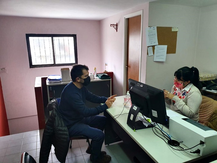 PAMI Miramar: Di Cesare se reunió con la Jefa de la Oficina Sofía Roldán Funes