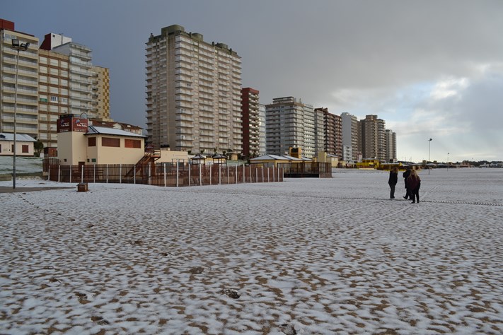 Pronostican nevadas para Miramar y zona