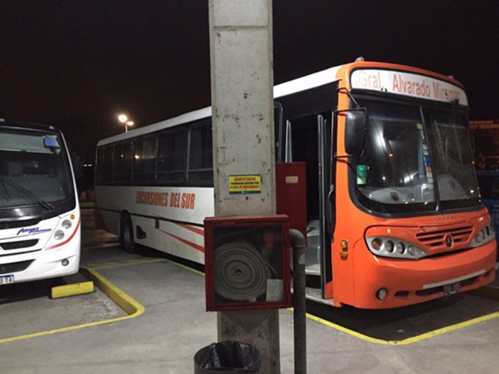 Mar del Plata: retuvieron un micro sin habilitación que transportaba trabajadores