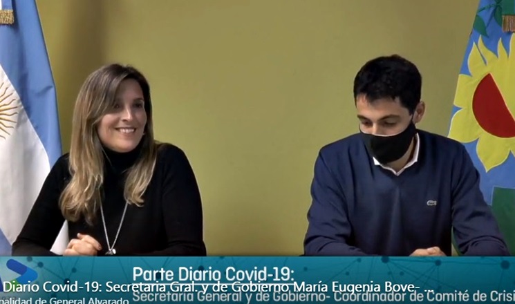Covid-19: Eugenia Bove informó que Miramar, Otamendi, y Mar del Sud siguen en fase 4.