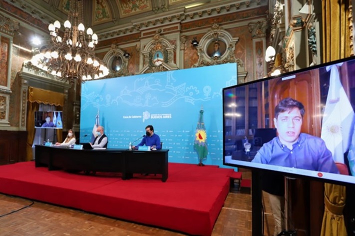 Kicillof anunció como sigue la cuarentena
