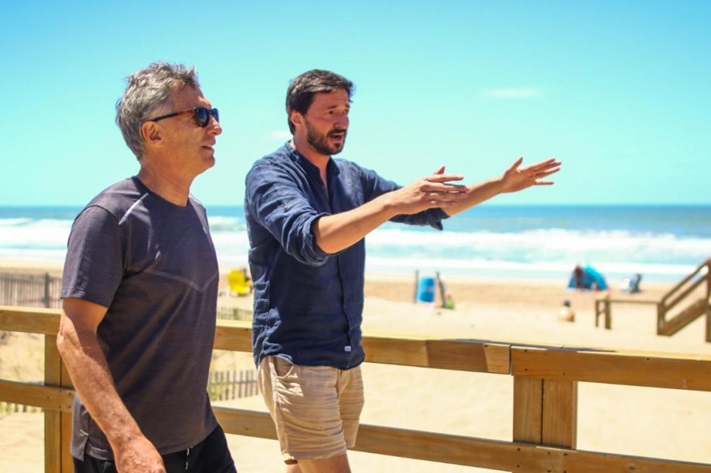 Mauricio Macri visitó a Martín Yeza en Pinamar: sábado de pádel