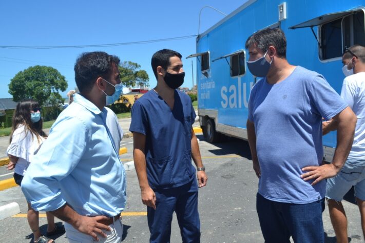 Miramar: ya se encuentra la  Unidad Sanitaria Móvil
