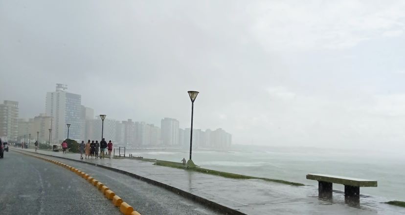 Rige un alerta meteorológico por lluvias fuertes para Miramar y zona