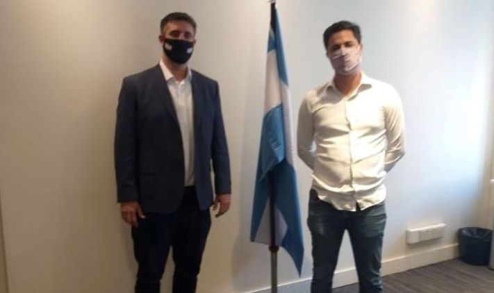Gral. Alvarado: S. Ianantuony﻿ con M. Olmos, Subsecretario de Tecnologías de la Información y las Comunicaciones