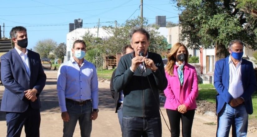 Katopodis pasó por Miramar y recorrió obras