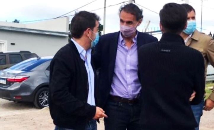 Tandil: Di Cesare junto al Ministro de Obras Públicas, Katopodis