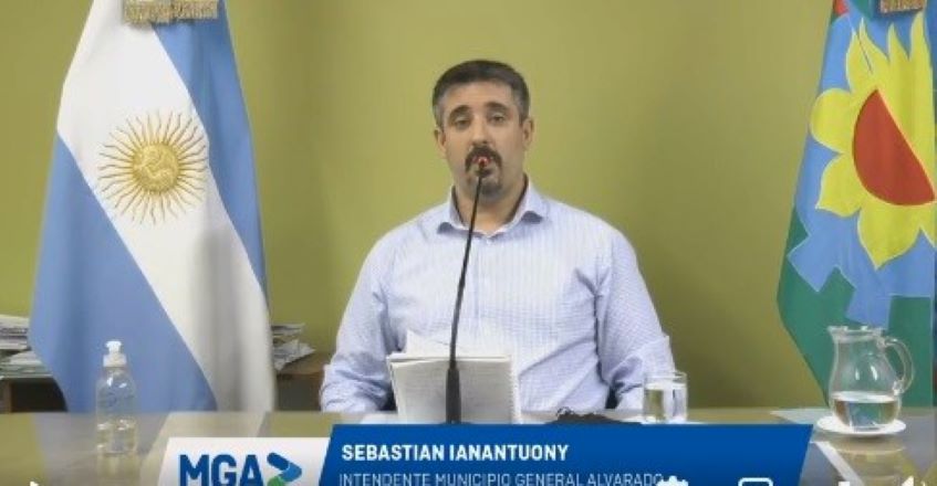 El Jefe Comunal Ianantuony confirmó fase 4 para Gral. Alvarado