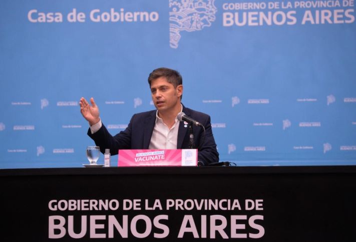 Tras el temporal, Kicillof se dirigió a Miramar y se reunió con Sebastián Ianantuony