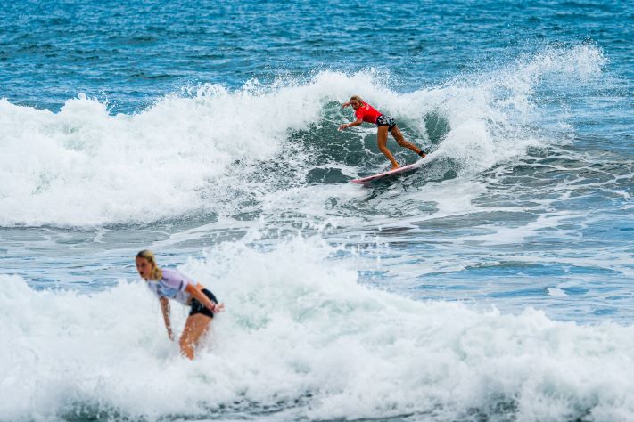 Mundial de Surf: Lucía Indurian no pudo avanzar