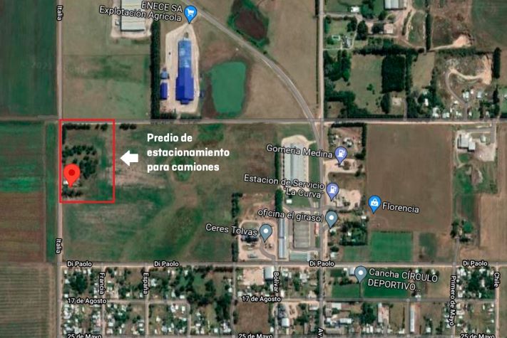Otamendi: se adquirió  dos hectáreas para el predio de estacionamiento de camiones