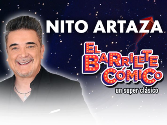 Miramar: se presenta Nito Artaza en “El Barrilete Cómico”