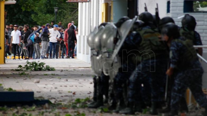 Miramar: incidentes en la marcha por el crimen de Luciano Olivera