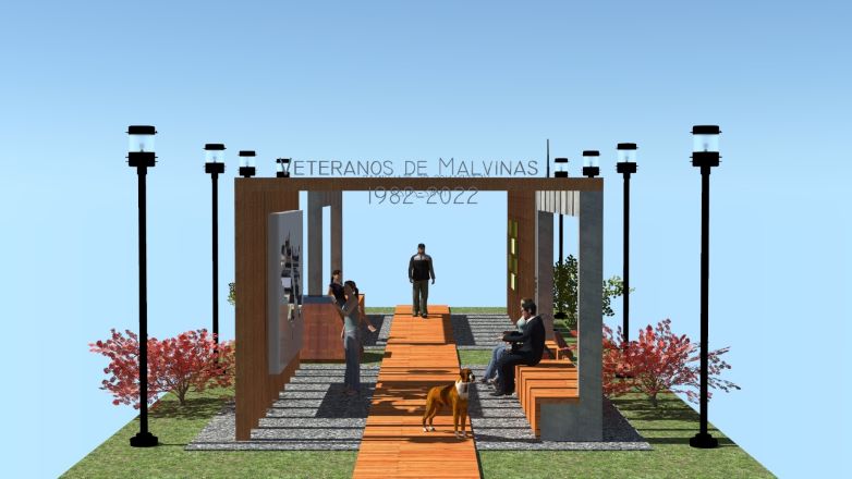 Miramar: fue presentado el proyecto de un nuevo Cenotafio