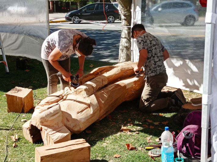 “Una Pascua en Miramar”: Tallas del vía crucis