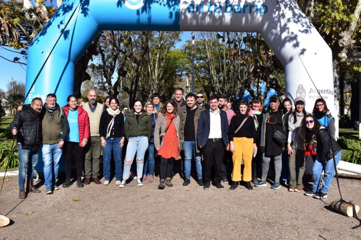 Quequén: se hizo presente “el estado en su barrio”