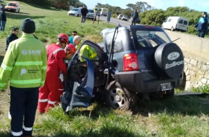 Rescataron a una mujer que despistó en la ruta 11