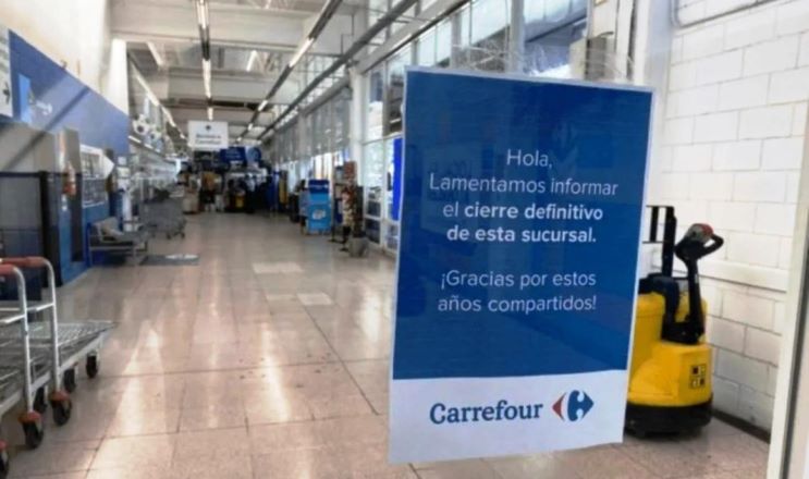 Balcarce: Carrefour cerró un supermercado y hay preocupación por el futuro de sus 50 trabajadores