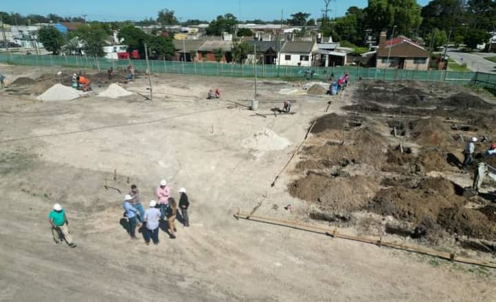 Miramar: inicio de las obras del barrio de empleados municipales